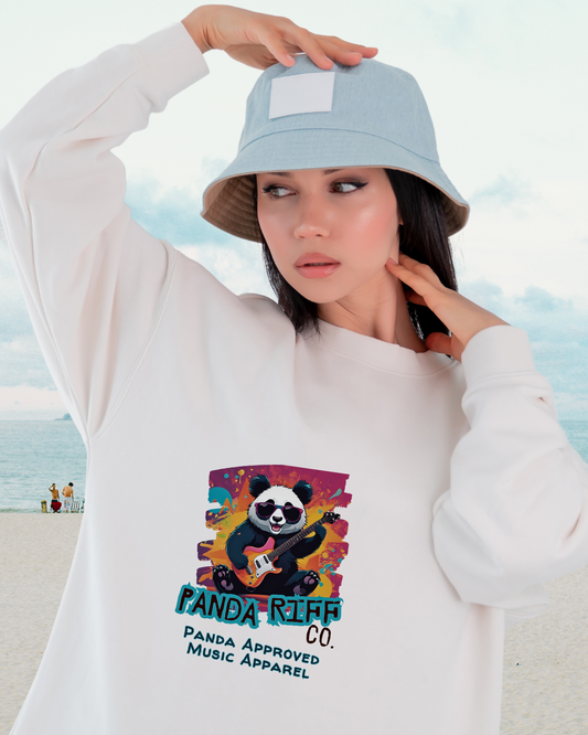 Panda Riff Co. Colorful Logo Casual Women's Sweatshirt