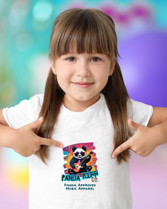 Panda Riff Co. Logo Gal's Toddler Cotton T-Shirt